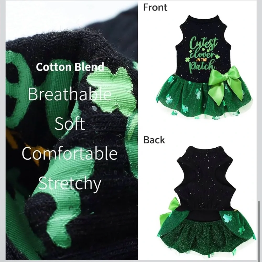 St. Patrick’s Day Dog Dress